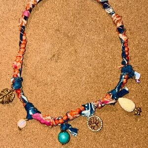 Artisan Custom Made Necklace with Colorful Charms! One of a kind!!
